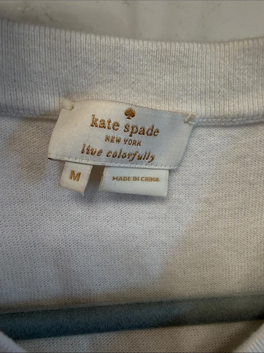 kate spade Cream Button-Front Lightweight Cardigan